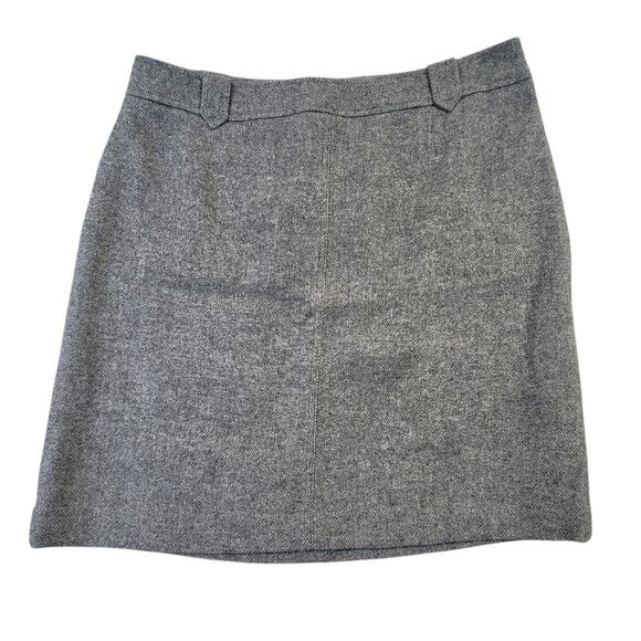 Talbots Dresses & Skirts - Talbots Wool Blend Herringbone Grey Pencil Skirt Women's SZ 14